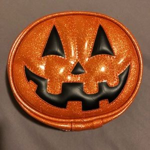 Love Pain and Stitches Jackolantern Make-up Bag